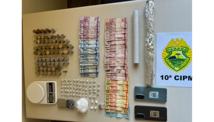 Laranjeiras - Após denúncias PMPR prende homem por roubo e tráfico de drogas